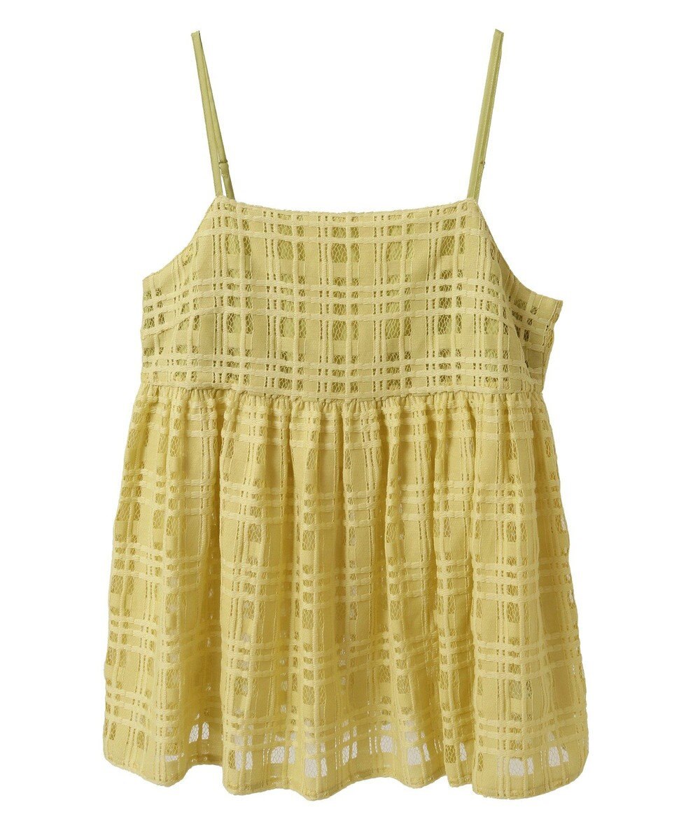 AMERICAN HOLIC チェックレースオーバーキャミソール 