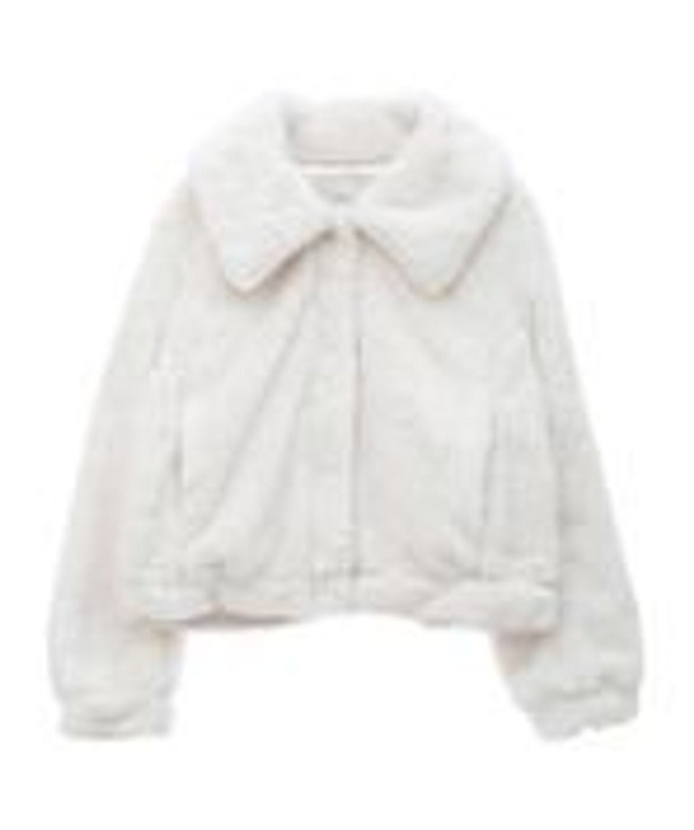 earth music&ecology ファーショートコート 