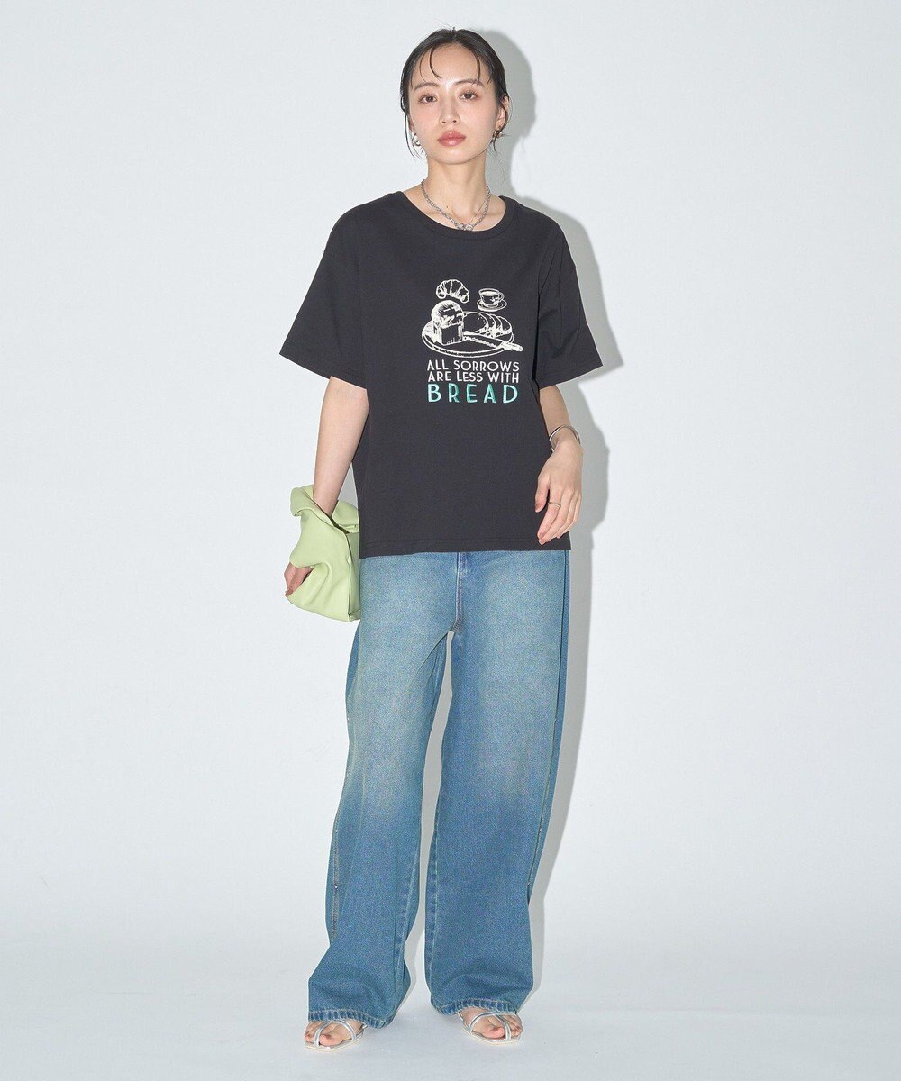 earth music&ecology 刺繍Tシャツ 