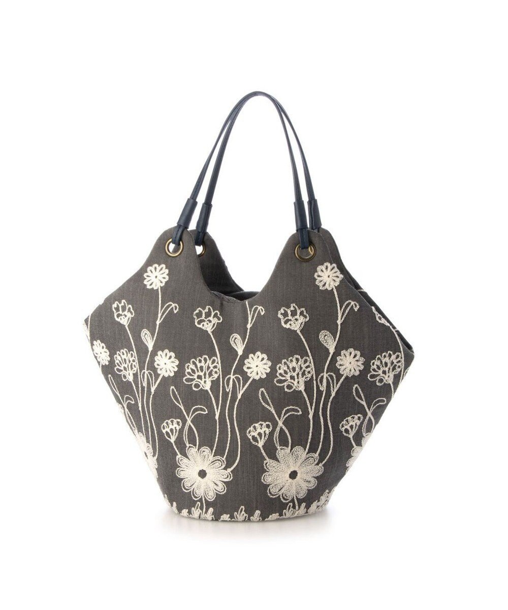 UNBILLION カシュカシュ cachecache / バケツ刺繍トートバッグ 