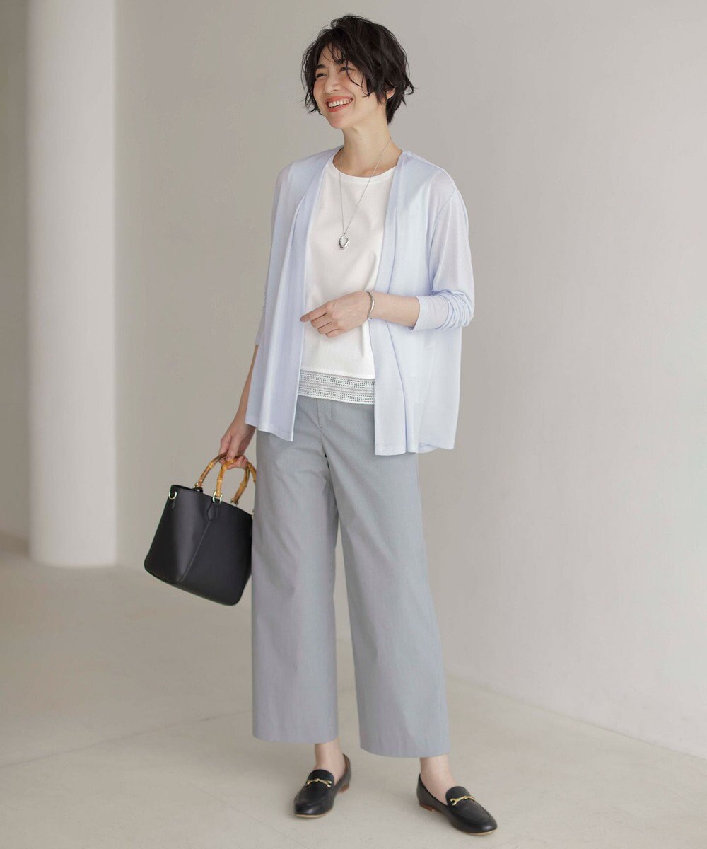 J.PRESS LADIES ドロップ メタル ネックレス 