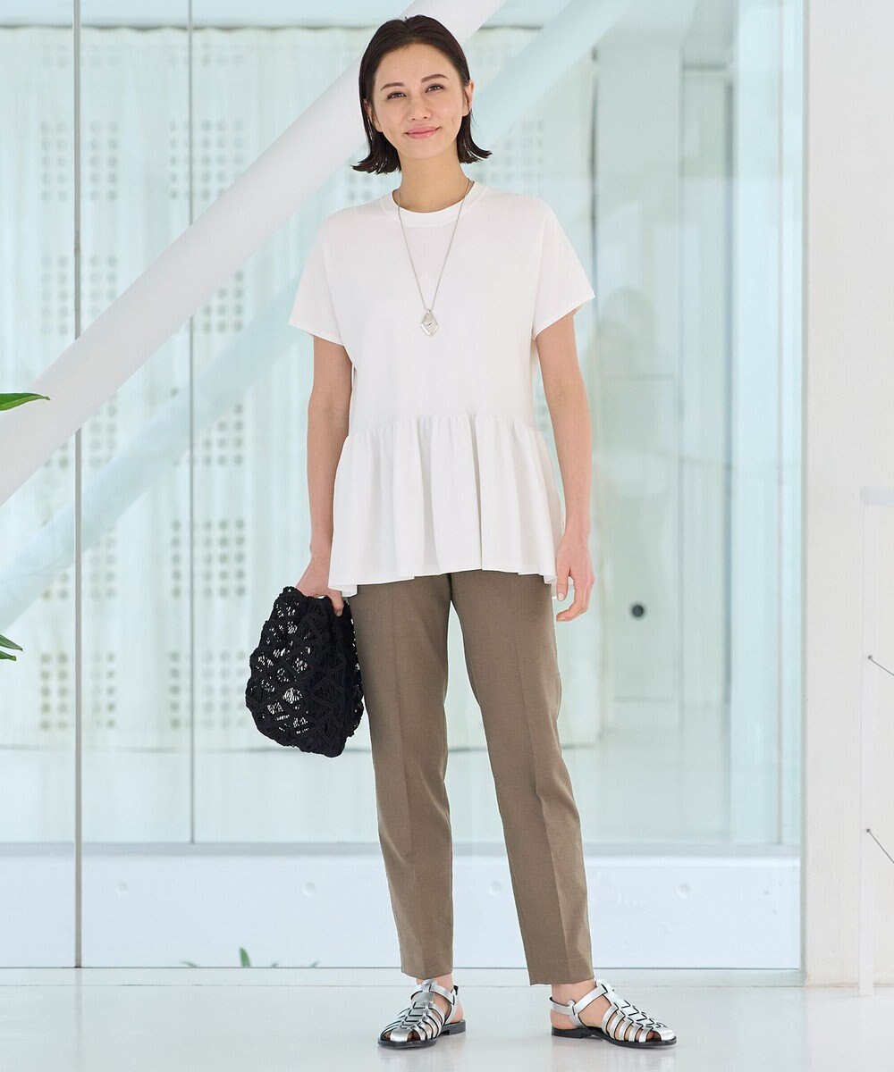 自由区 【ご好評につき新色追加・接触冷感・UVカット・吸水速乾・洗える・XXSサイズあり】シェルタリングドライオックス テーパードパンツ 