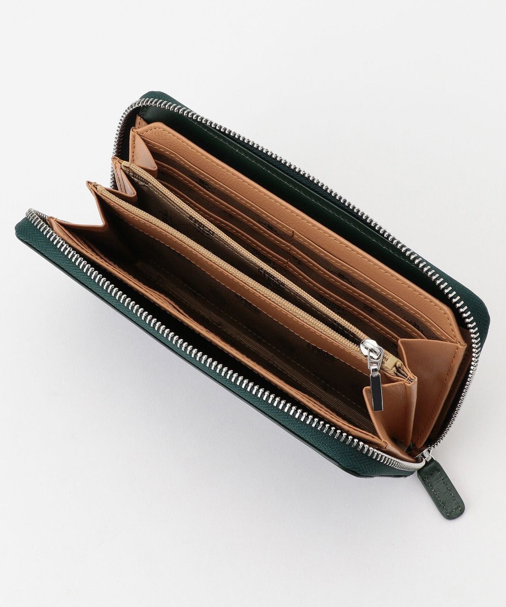 J.PRESS MEN 【MORPHO×J.PRESS】スムースヌメ 長財布(ラウンドファスナー) 