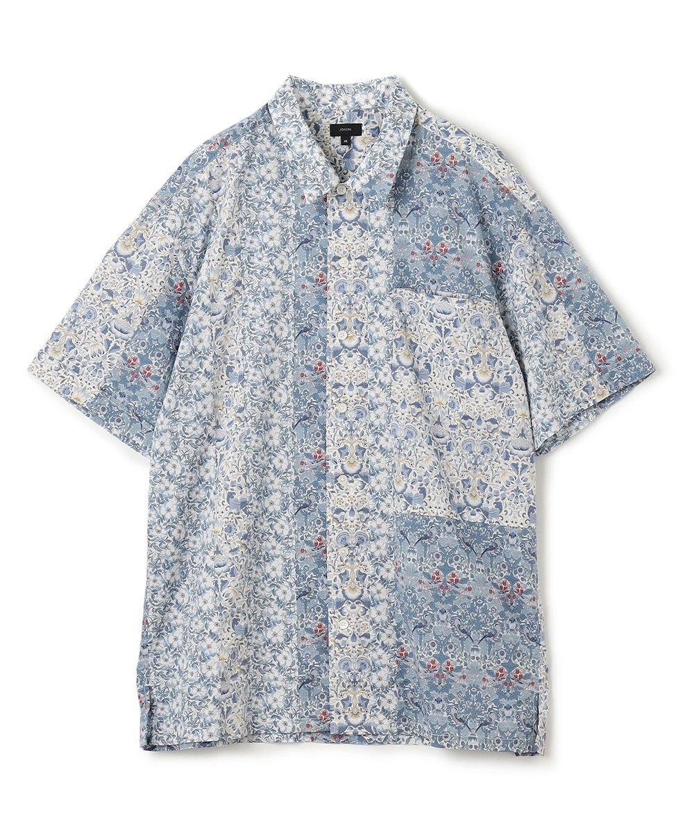 JOSEPH HOMME 【LIBERTY】 パッチワークリバティ 半袖シャツ 