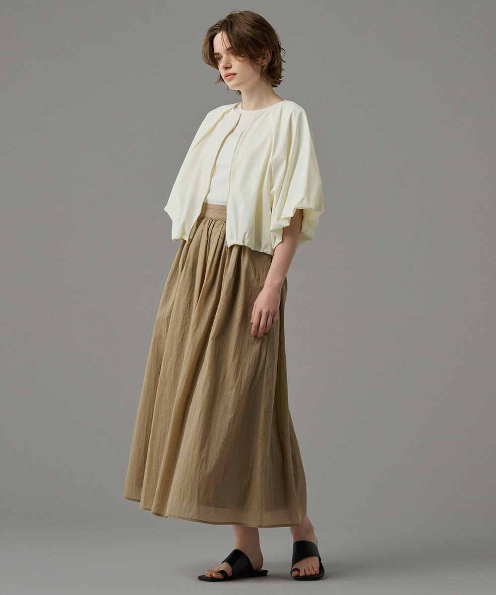 uncrave 【撥水・洗濯機洗い可】シアープルーフナイロン フレアスカート（uncrave STANDARD） 