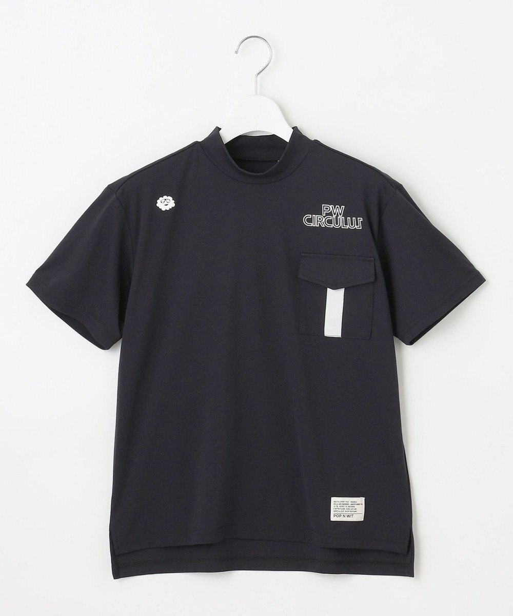 PW CIRCULUS 【吸水速乾 / UV遮蔽率96.3% UVカット / ストレッチ】【WOMEN】ポケットモックT ゴルフウェア レディース 