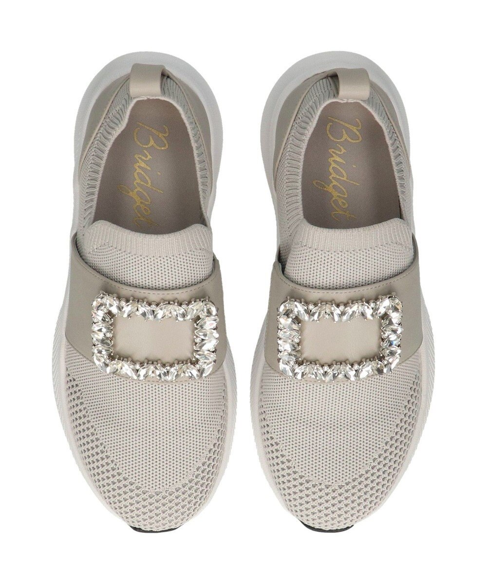 Bridget Birkin 【Bridget Birkin】ビジューバックルニットスニーカー 