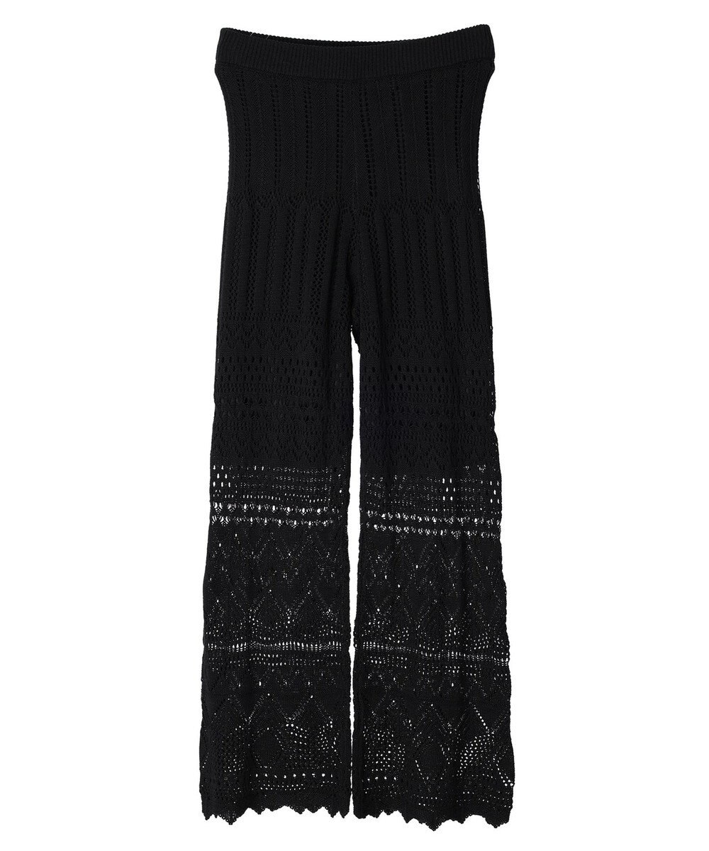 AMERICAN HOLIC 透かし編みニットパンツ 