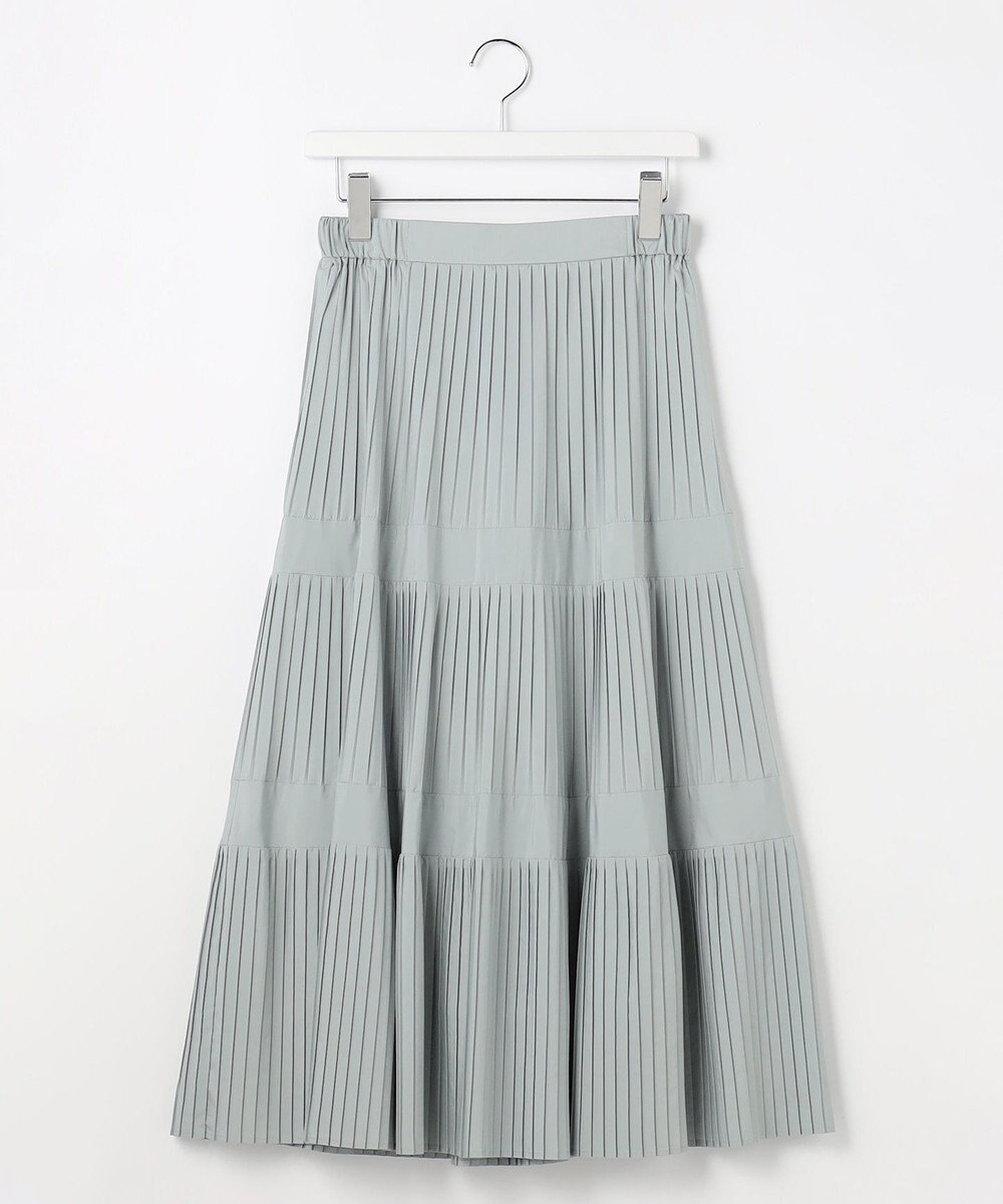 ANY SIS L プリーツ切替 スカート 