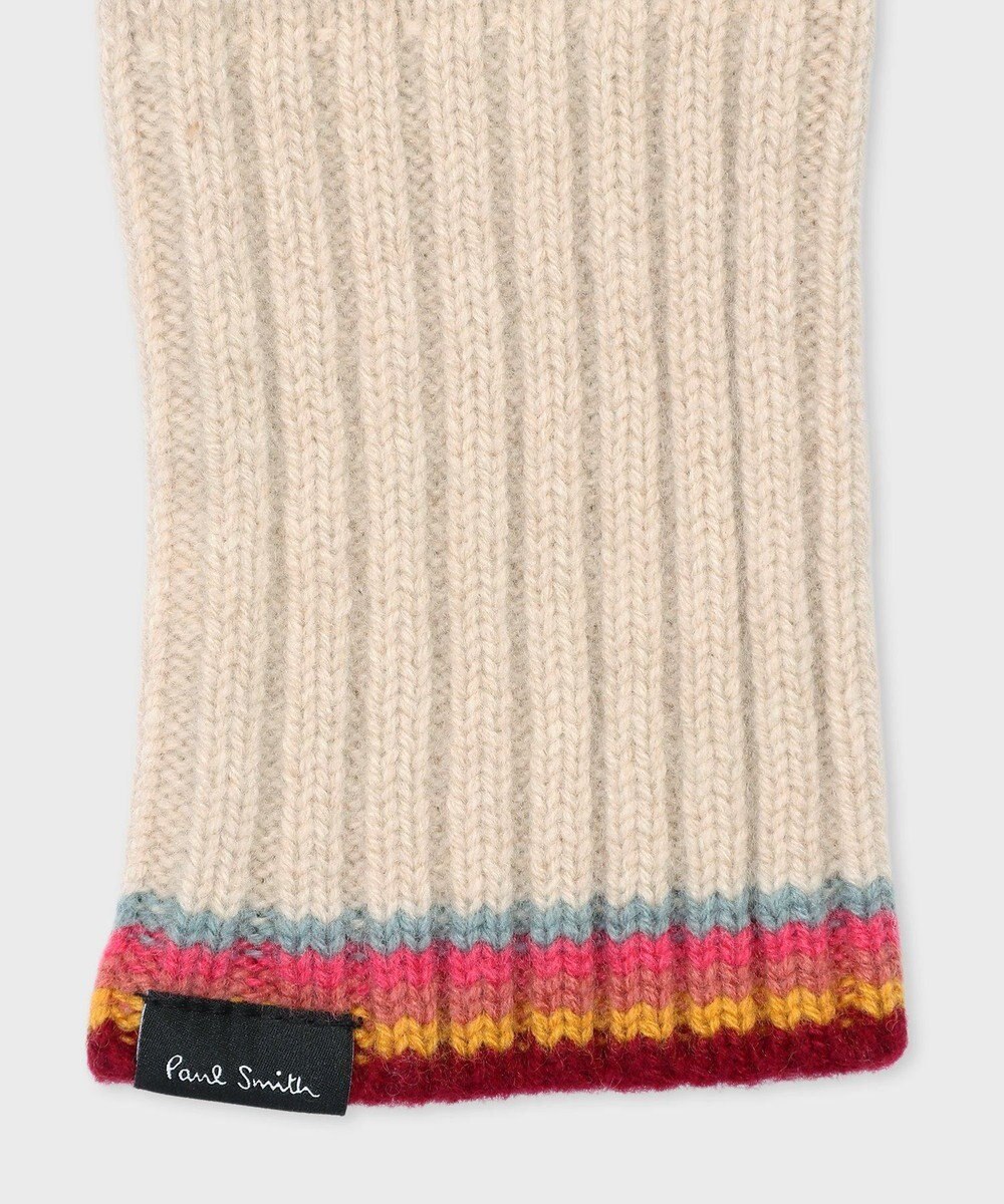 Paul Smith ストライプ リブニット グローブ 