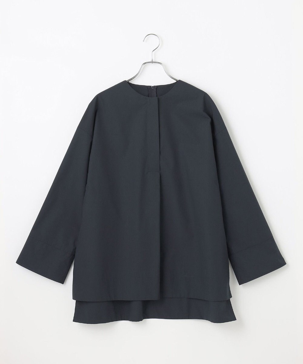 #Newans 【セレモニーにも】＜亀恭子さんコラボ＞下から着られちゃう！シュシュ付き2WAYカフスシャツ 