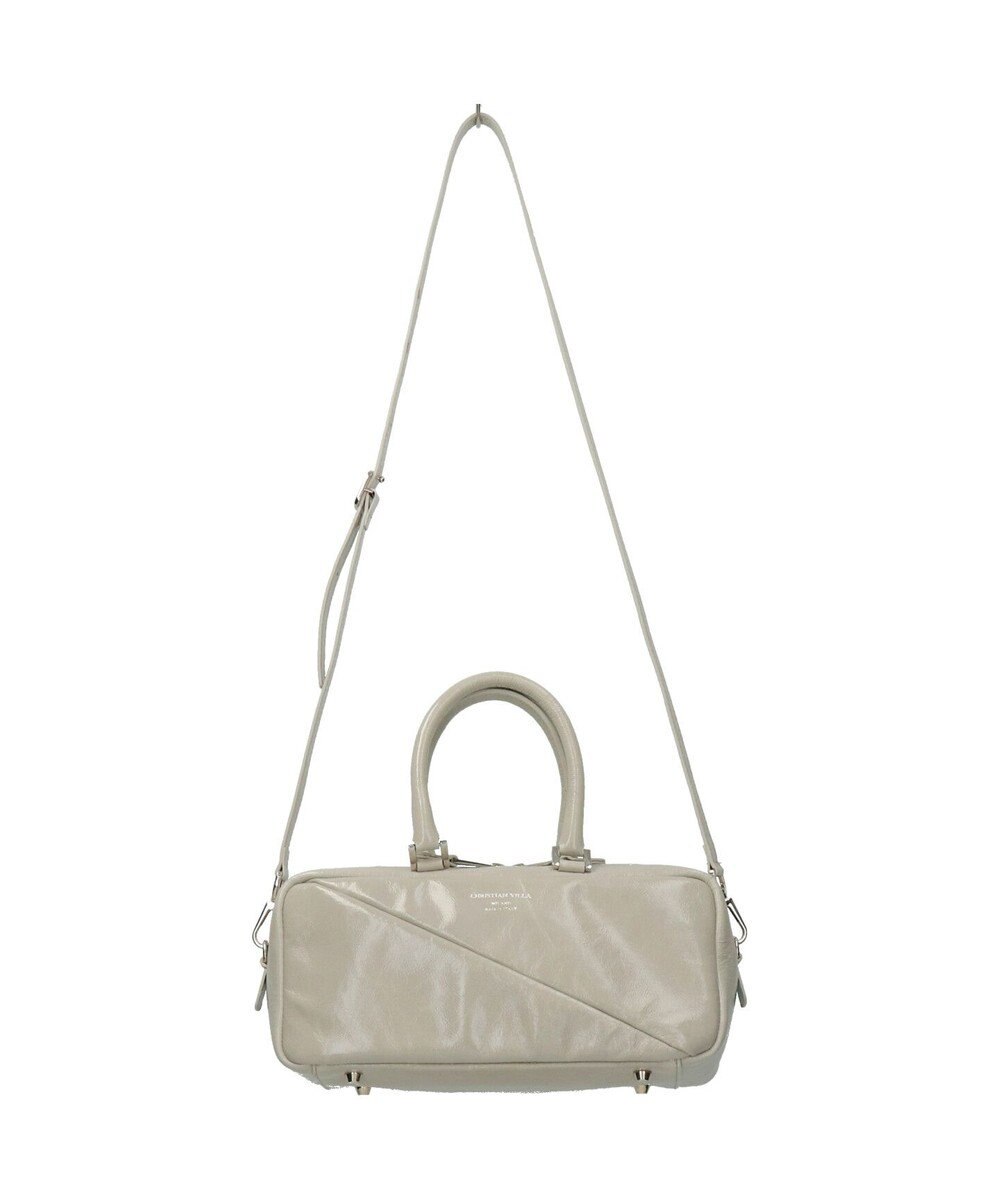 INTER-CHAUSSURES 【CHRISTIAN VILLA】ミディアムサイズレザーハンドルバッグ 