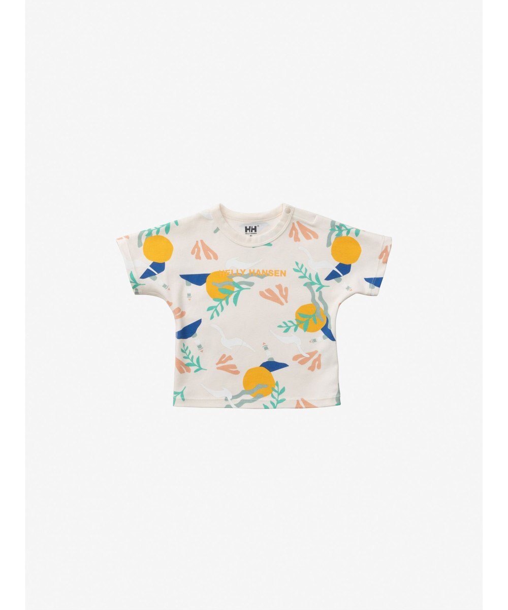 HELLY HANSEN 【ベビー・抗菌防臭・記名ラベル付き】 マイファーストHHプリントセットアップ 