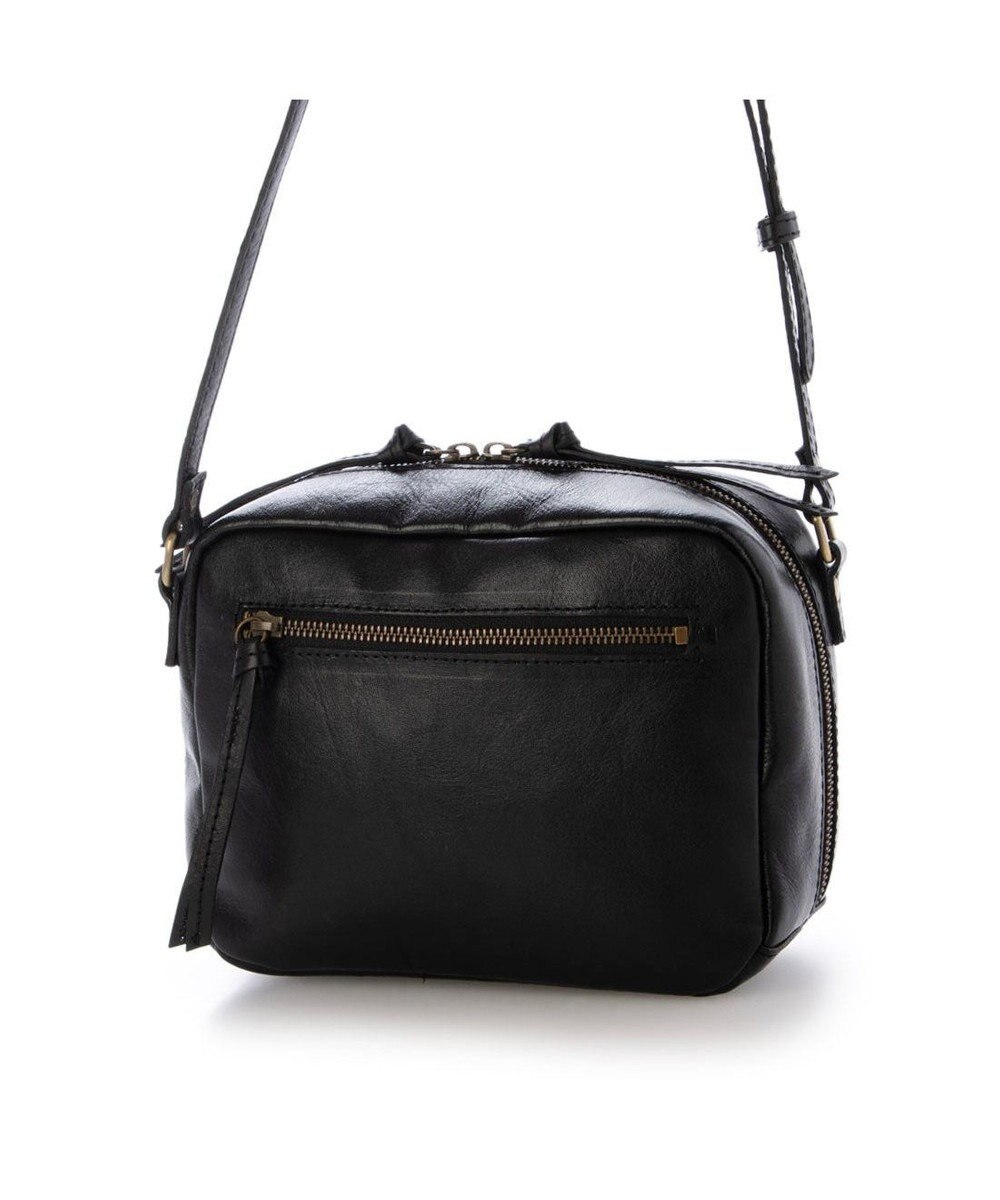 UNBILLION ピークスピーク PEAKSPEAK / 牛革パッチワークスクエアショルダー 