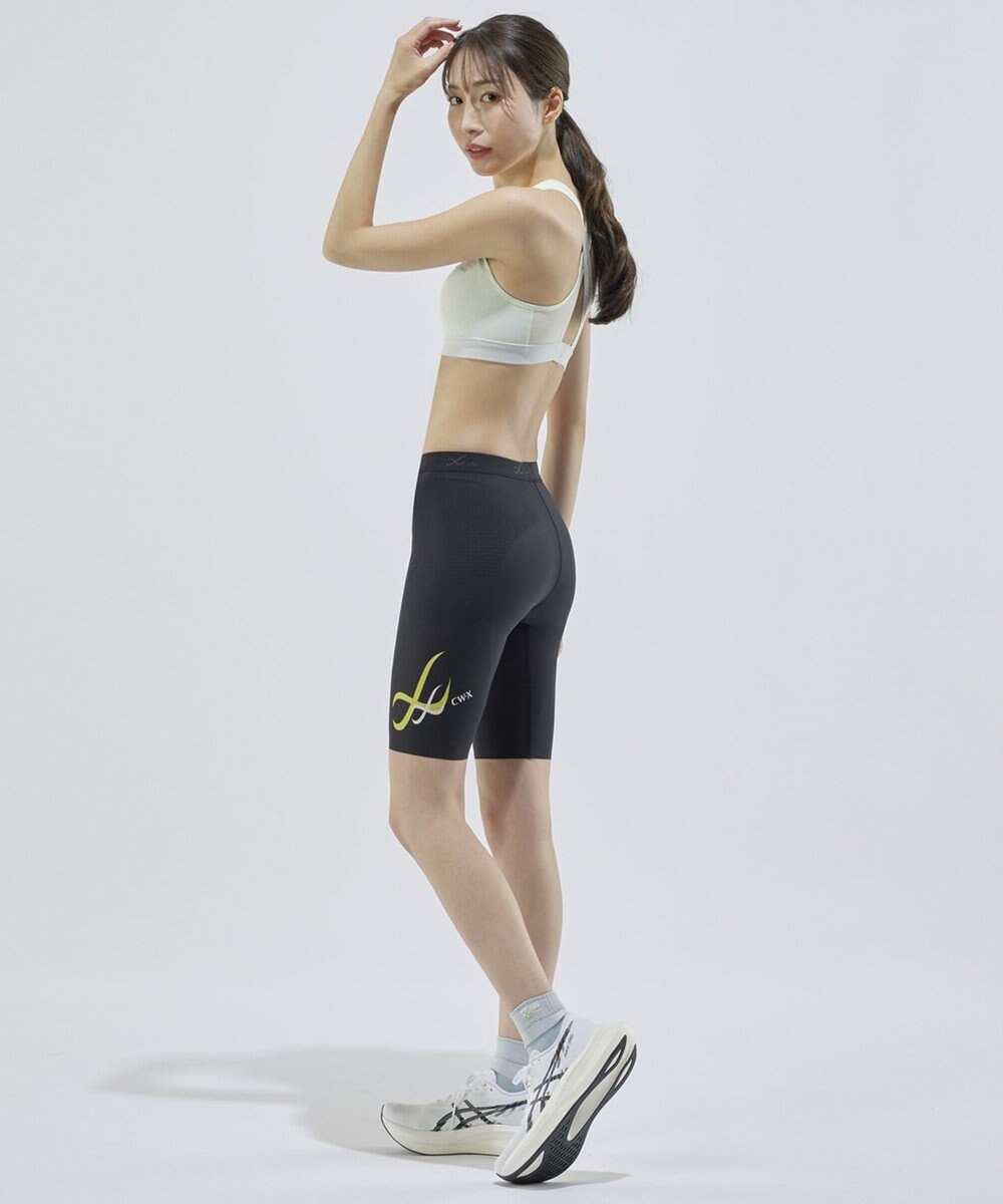 CW-X 【WOMEN】 CW-X 股関節サポート タイツ 【大谷翔平愛用モデル】 ハーフ ひざ上丈 5分丈 下半身の軸がブレにくい 骨盤サポート 球技・陸上 レディース HOY505 /ワコール 