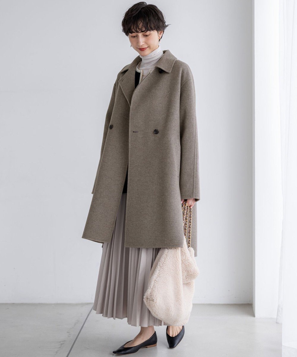 23区 L 【VERYベストアウター大賞「ロングアウター賞」受賞！/滝沢眞規子さん着用】 MANTECOPure リバー チェスターコート 