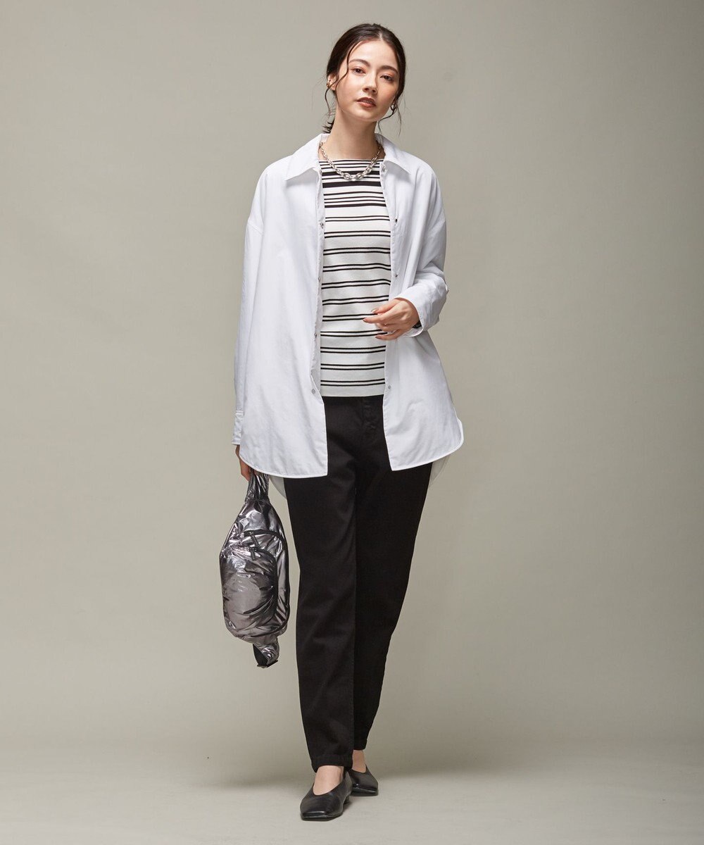 ICB 【洗える】 ハイブリッドボーダー ニットプルオーバー 