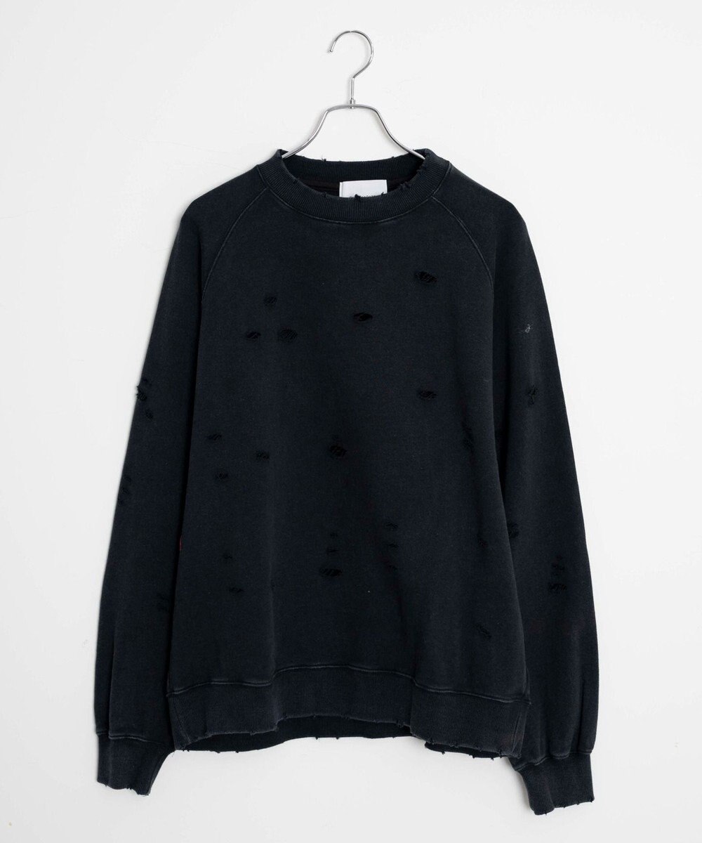WEGO ダメージプルオーバースウェット 