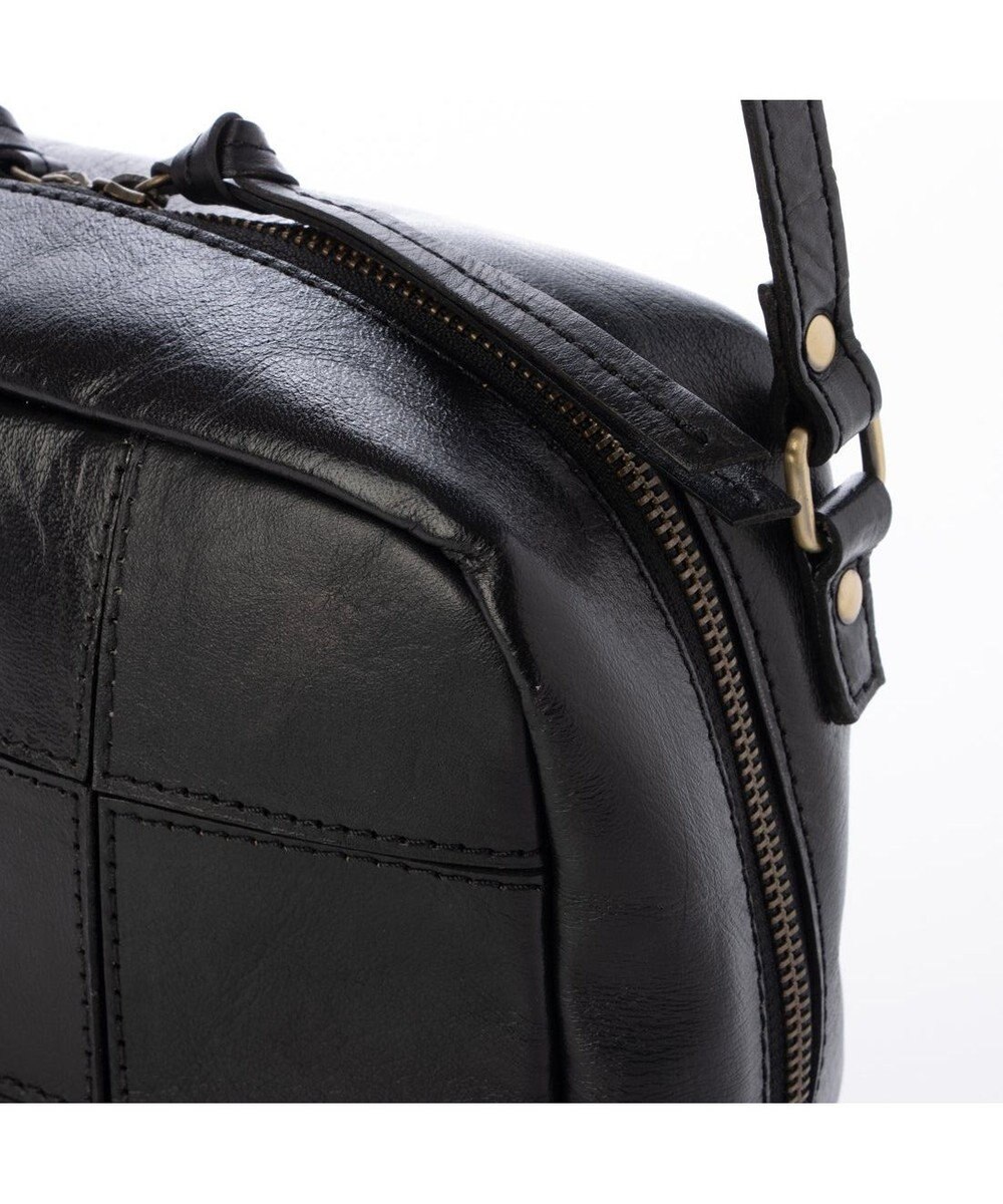 UNBILLION ピークスピーク PEAKSPEAK / 牛革パッチワークスクエアショルダー 