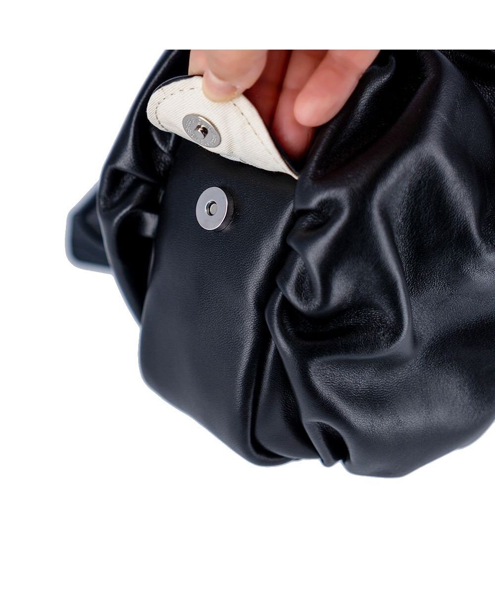 tsumori chisato CARRY ラムギャザー ミニボストン トートバッグ 