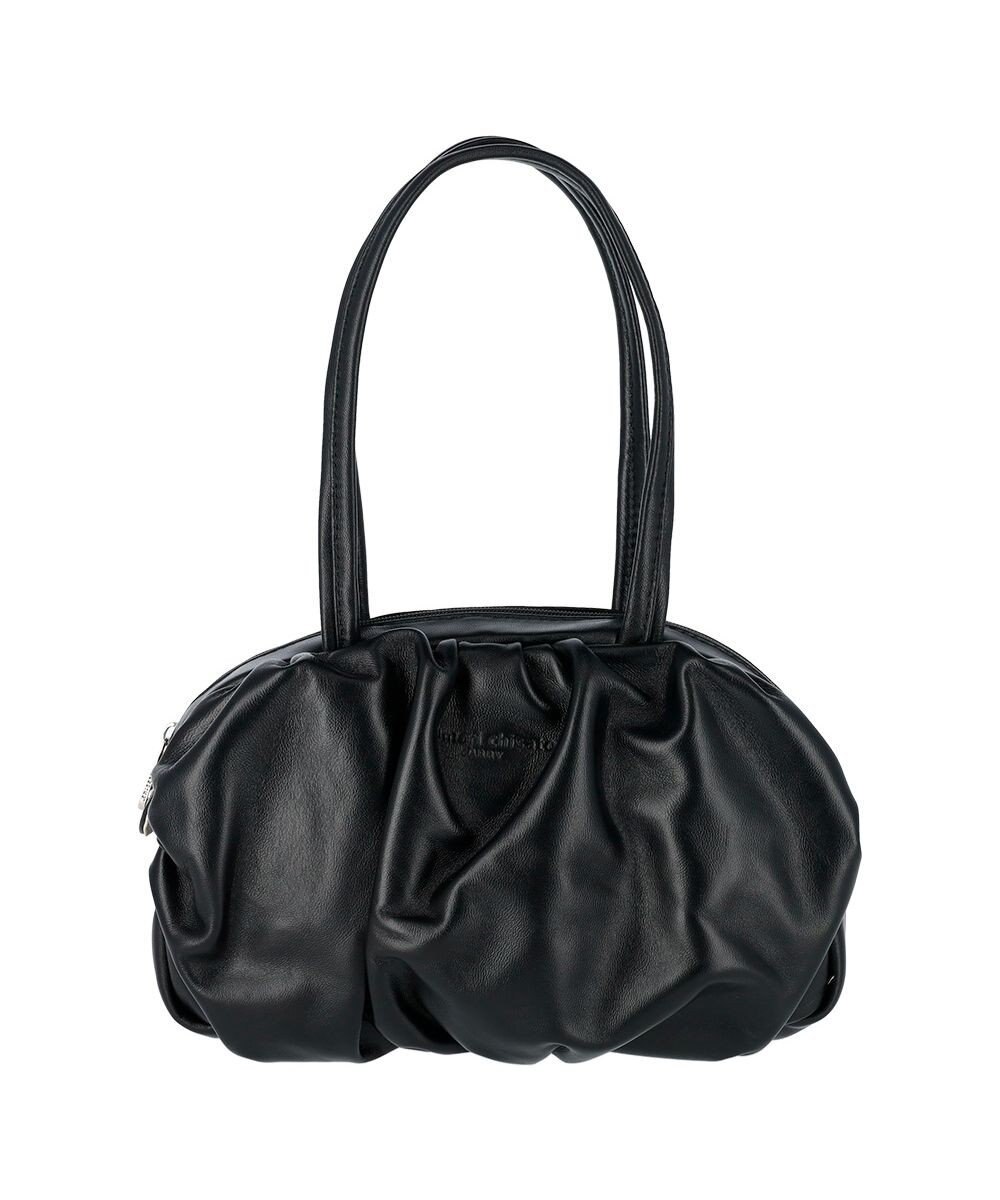 tsumori chisato CARRY ラムギャザー ミニボストン トートバッグ 