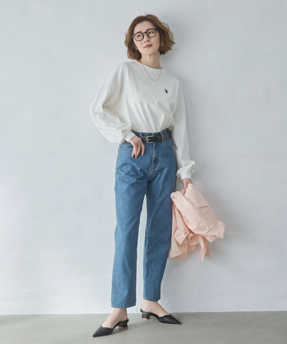 WEGO 【大好評により再入荷！】USPOLOだぼそでカラーロンT 