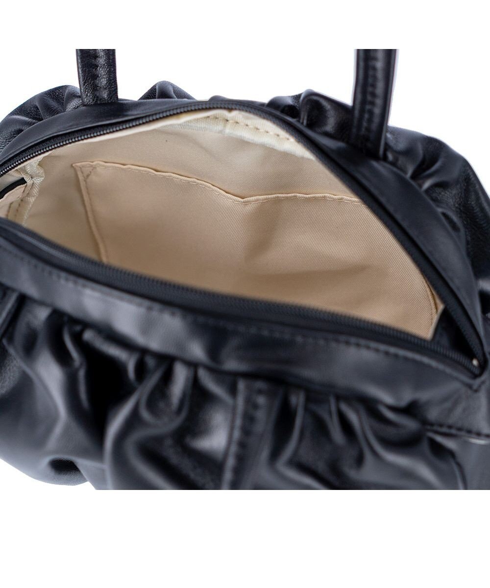 tsumori chisato CARRY ラムギャザー ミニボストン トートバッグ 