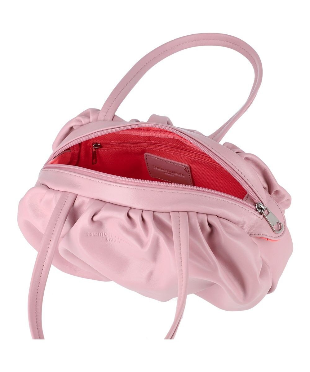 tsumori chisato CARRY ラムギャザー ミニボストン トートバッグ 