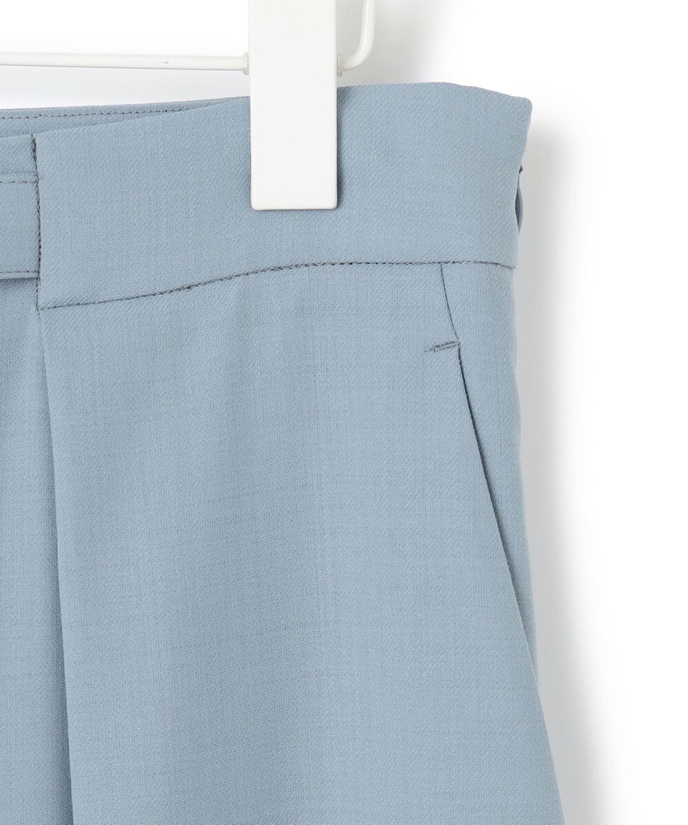 ICB 【洗える】ウール2WAYストレッチ ワイドストレートパンツ 