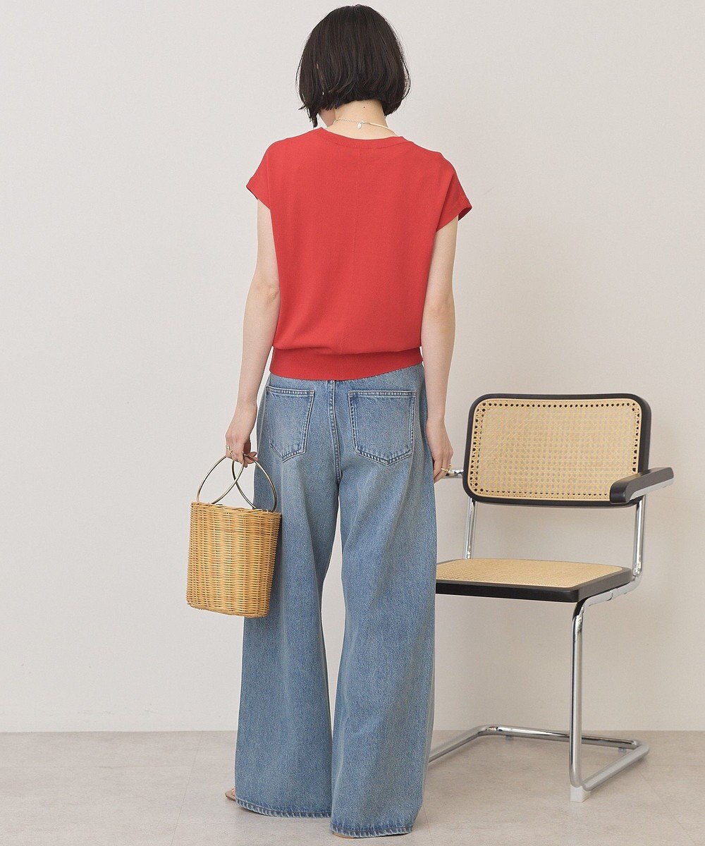 AMERICAN HOLIC フレンチスリーブニットプルオーバー 