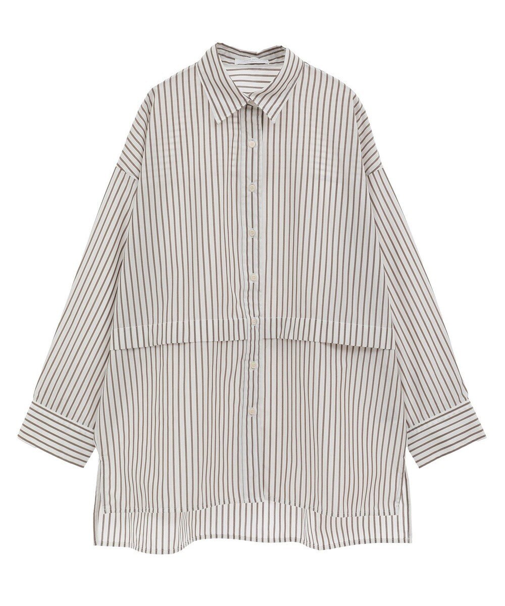 Green Parks ラメストライプタックシャツチュニック 