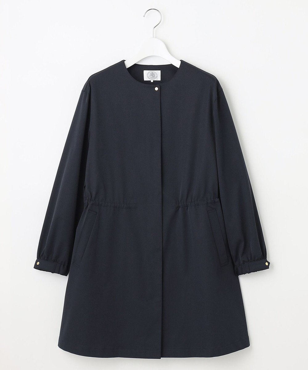 J.PRESS LADIES S 【洗える】 ソロテックスドライツイル ノーカラー コート 