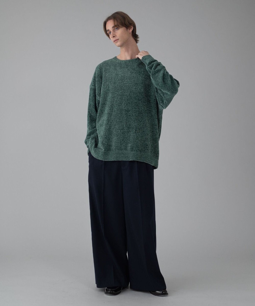 WEGO 【ユニセックス着用ITEM/MLサイズ展開】ベロアモールプルオーバー 