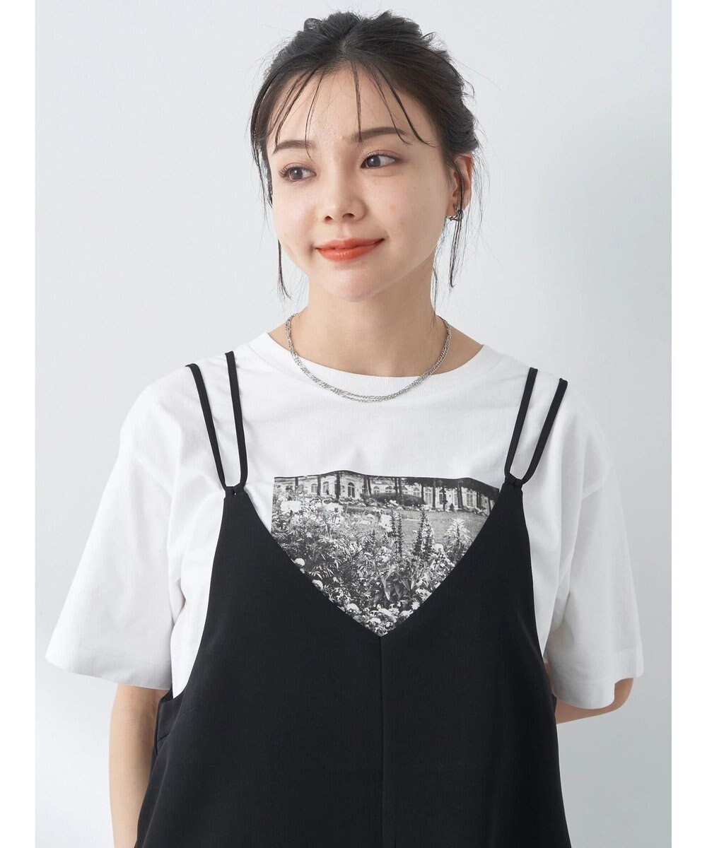 earth music&ecology リボンコンビネゾン 