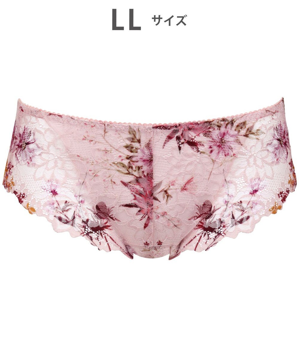 WACOAL サニタリーショーツ 【GOCOCi ゴコチ】 「普通~多い日」に対応 後ろまでしっかりカバー 羽付きナプキン対応 総レース 生理用ショーツ はきこみ丈あさめ レディース PGG198 /ワコール 