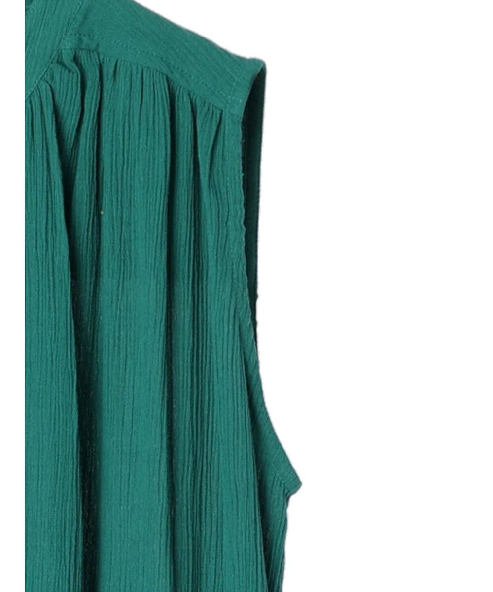 earth music&ecology ノースリーブギャザーワンピース 