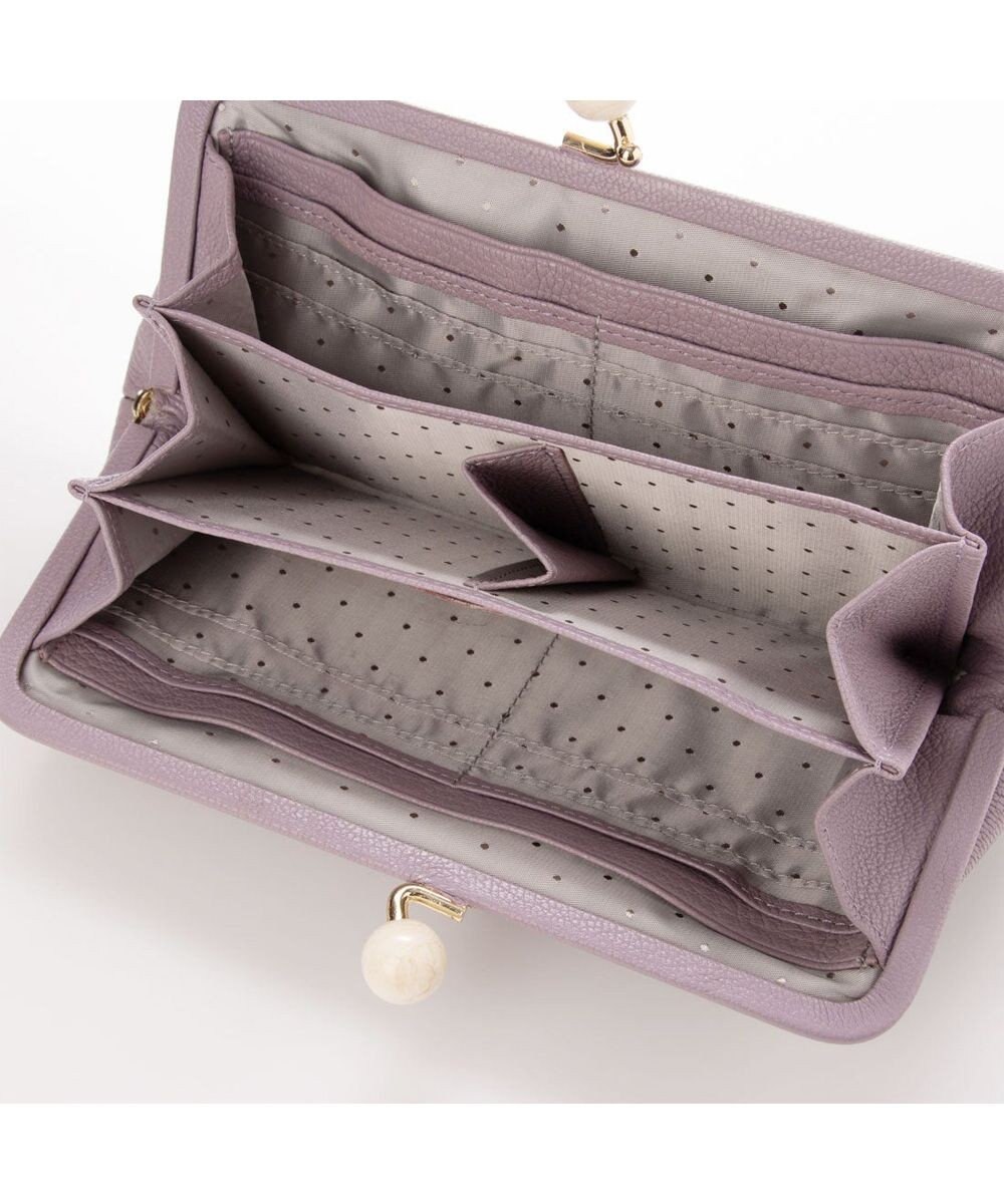 UNBILLION ペルケ perche / アクリル玉がま口長財布 