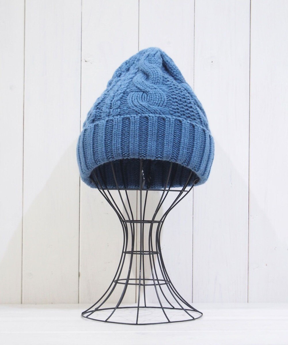 石田製帽 〈新色追加！〉カシミヤニット アラン編みワッチN ニット帽 