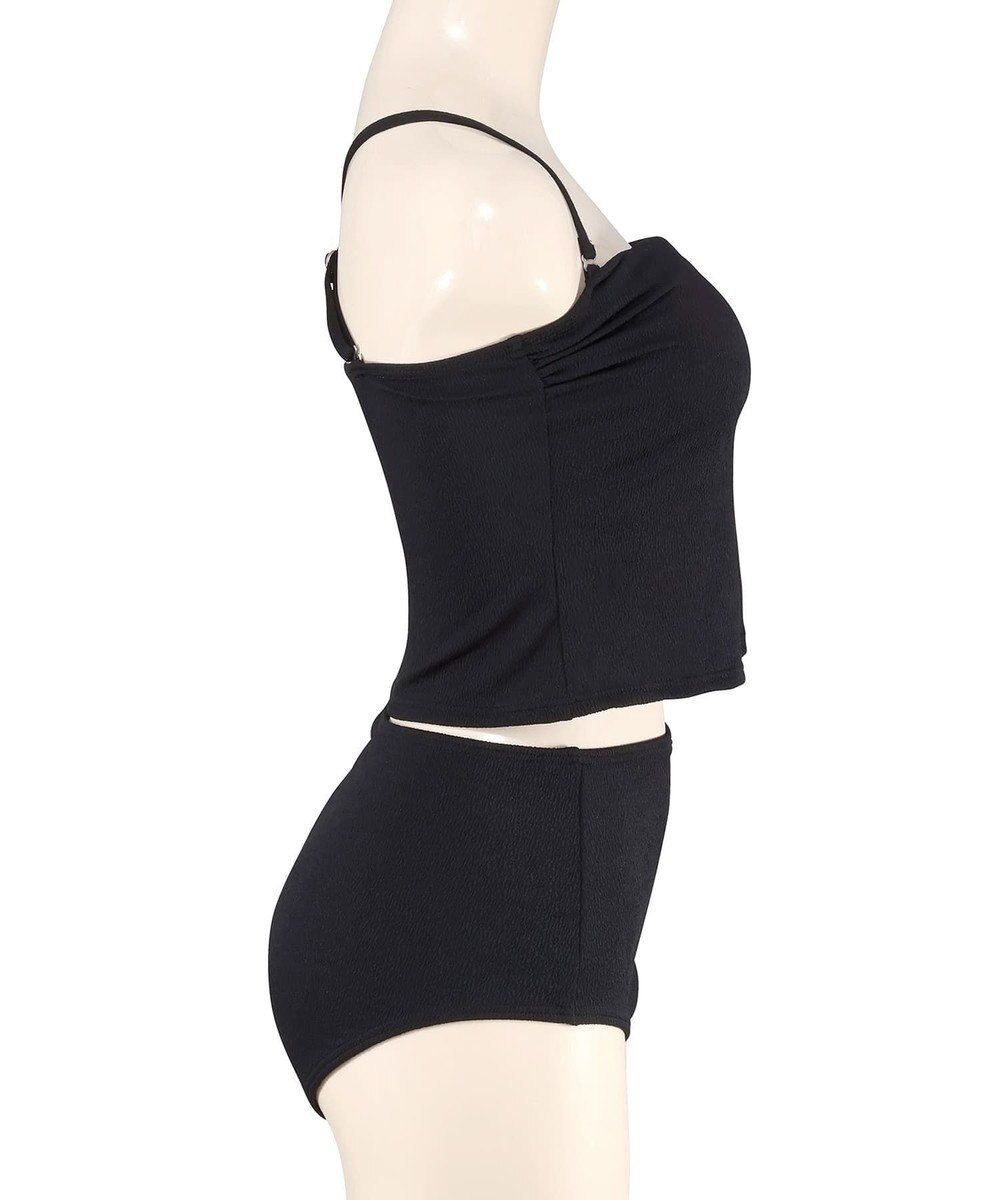 San-ai Resort（三愛水着楽園） 【WEB限定】ニットレーストップス付き4点セット水着 