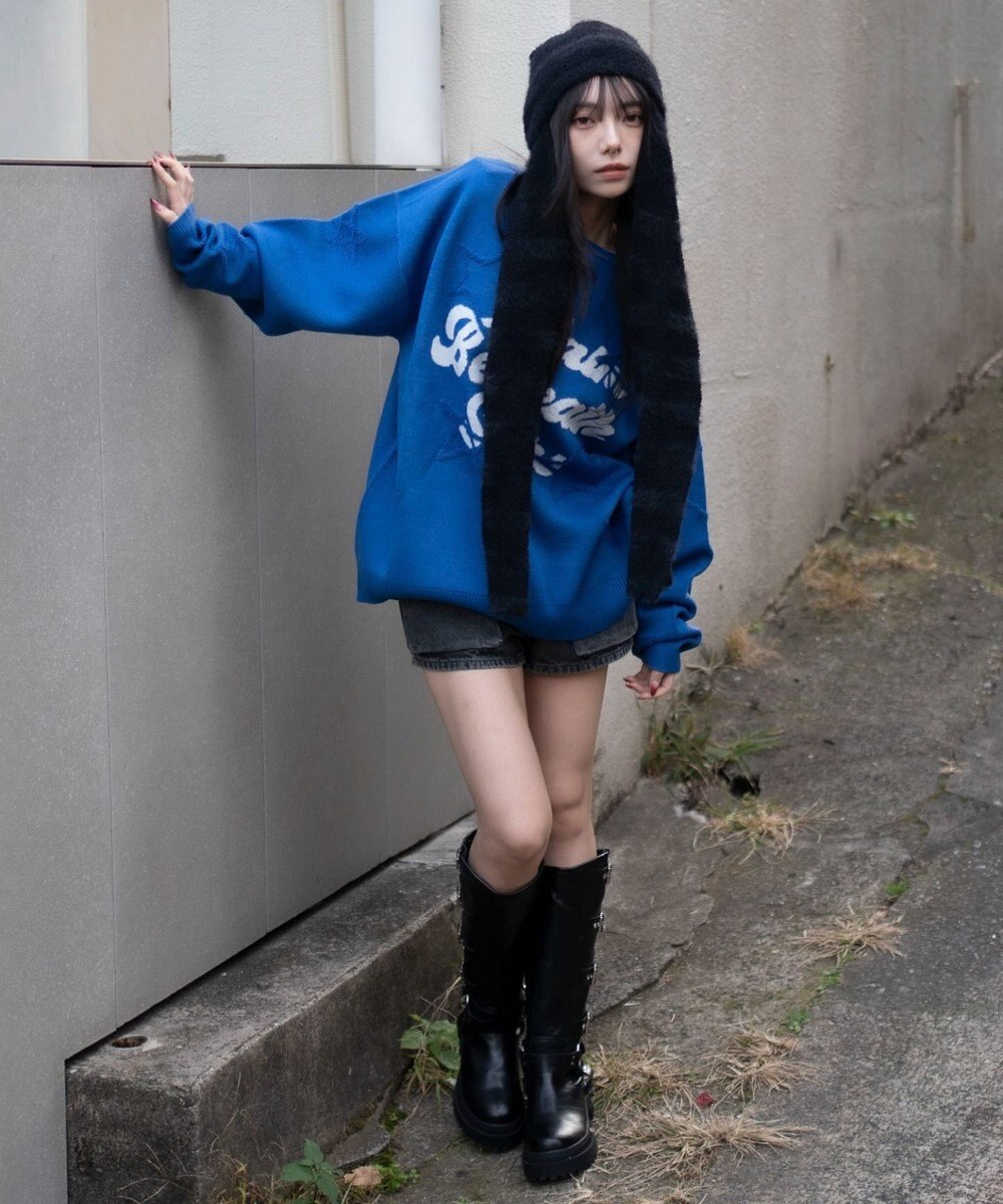 WEGO 【ユニセックス着用ITEM】パイルジャガードプルオーバー 