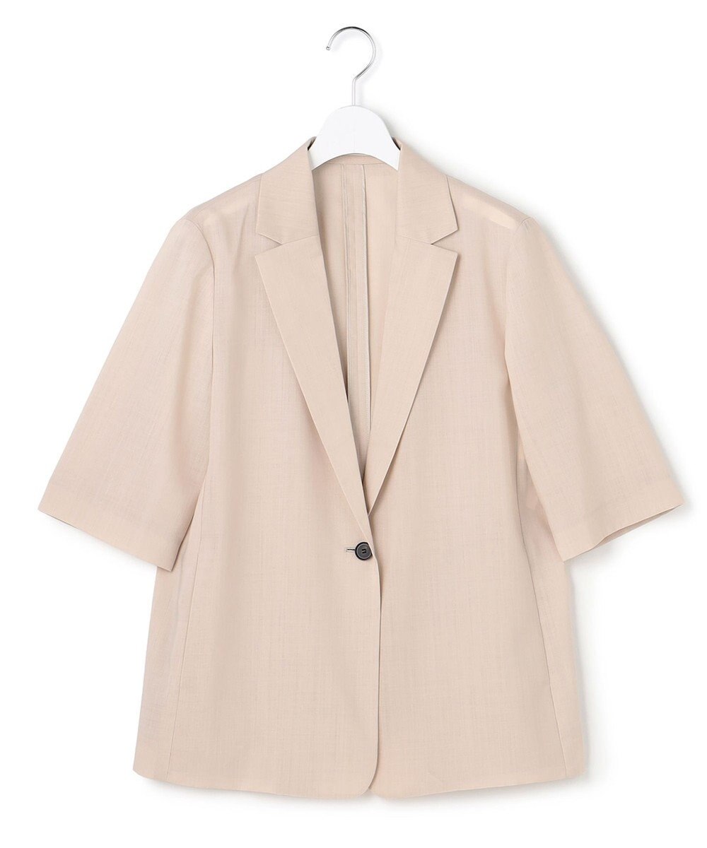 ICB L Peラミーシアータフタ 半袖ジャケット 