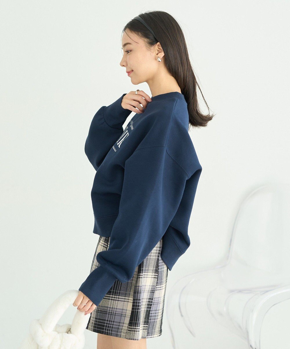 earth music&ecology アソートロゴショートスウェット 