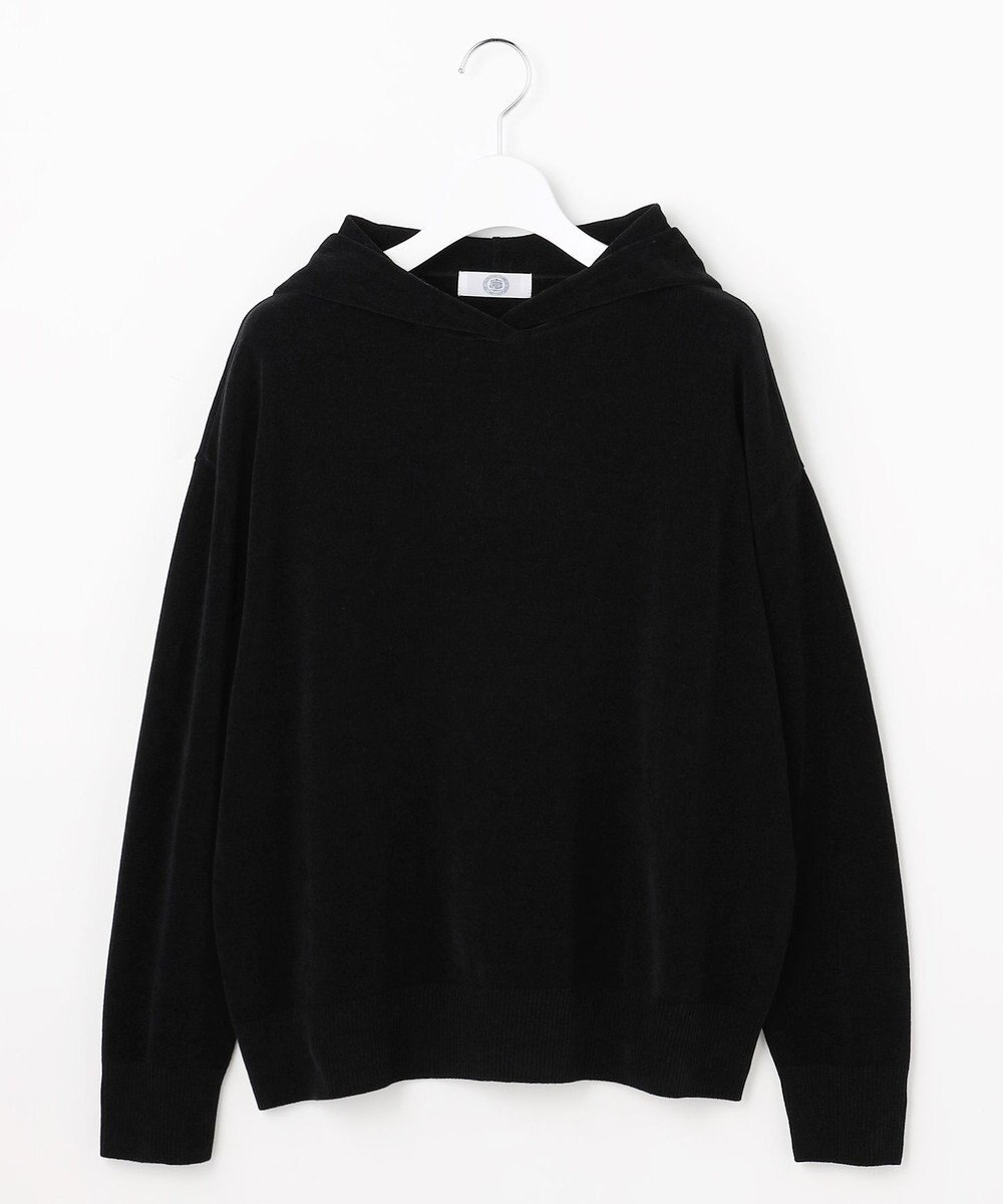 J.PRESS LADIES CHENILLE フーデッド ニット 