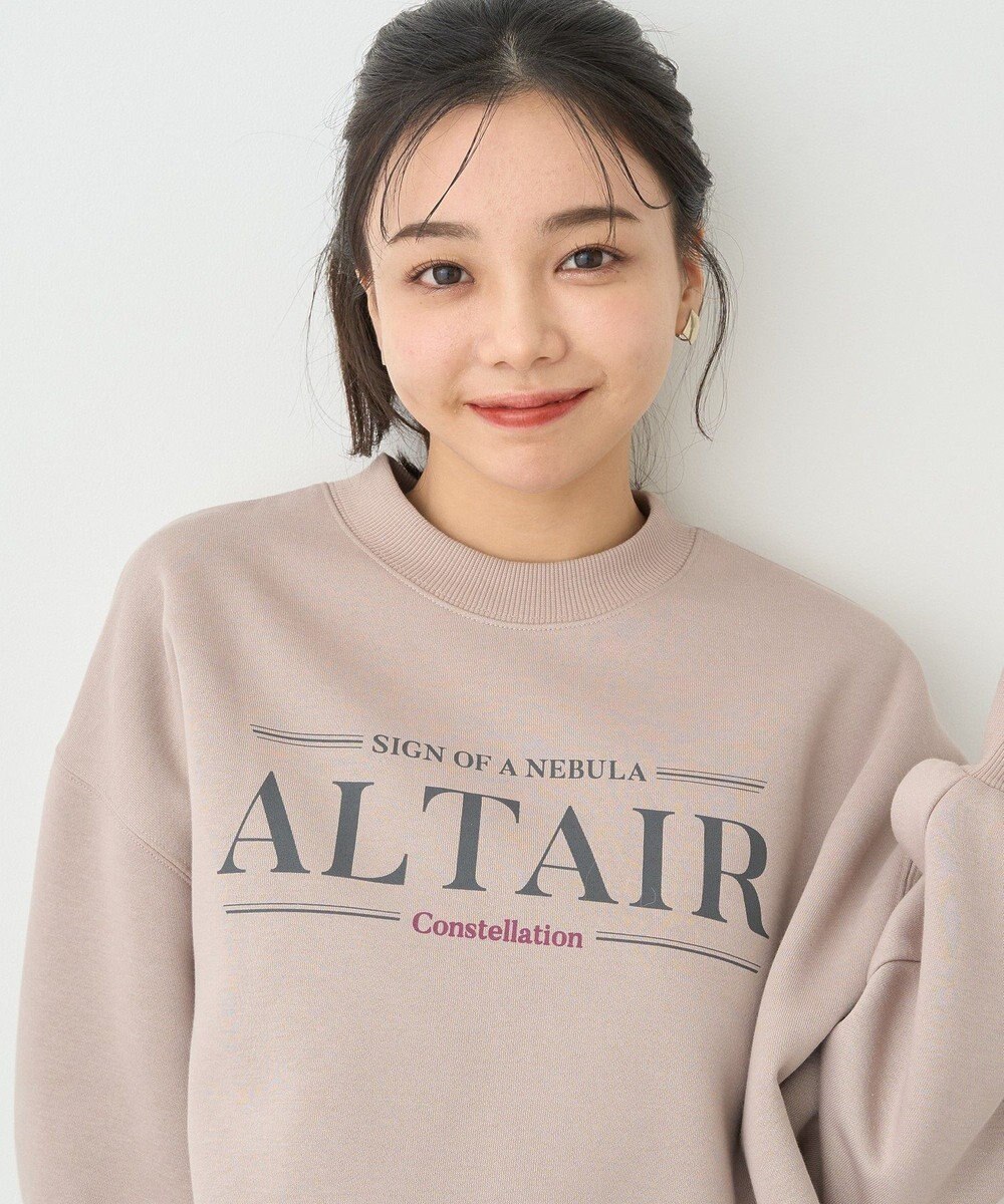 earth music&ecology アソートロゴショートスウェット 