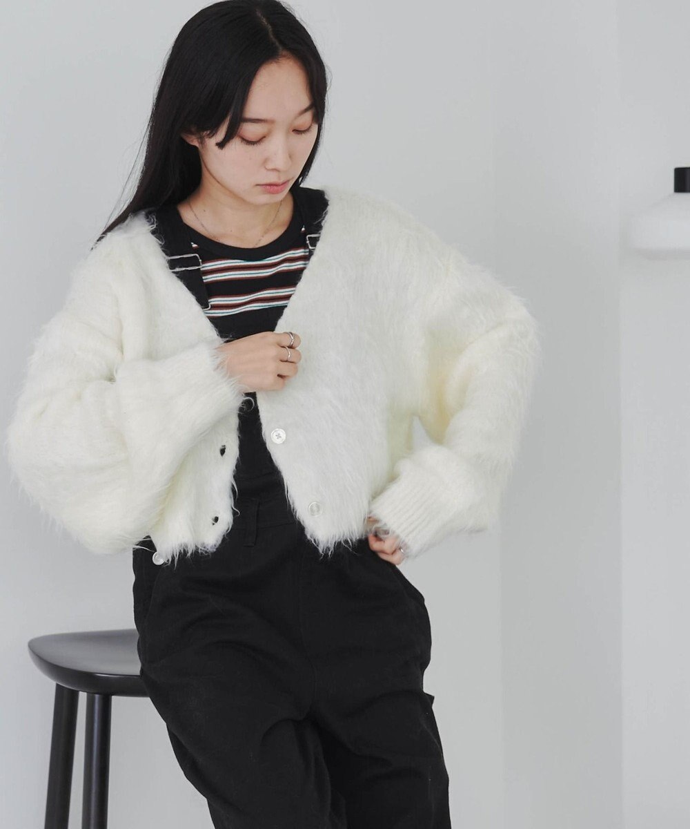 WEGO ファータッチニットショートカーデ 