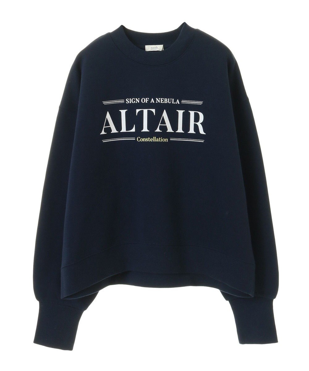 earth music&ecology アソートロゴショートスウェット 