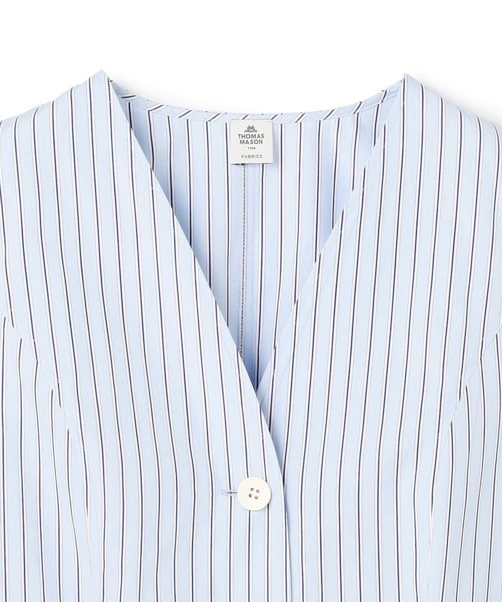 uncrave THOMAS MASON ペプラムジレブラウス 