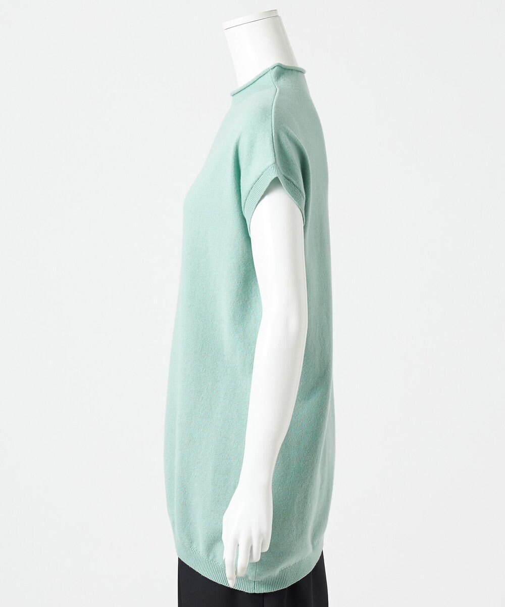 23区 L 【エステータ】マーセライズドウールカシミヤ アシンメトリー ニット 