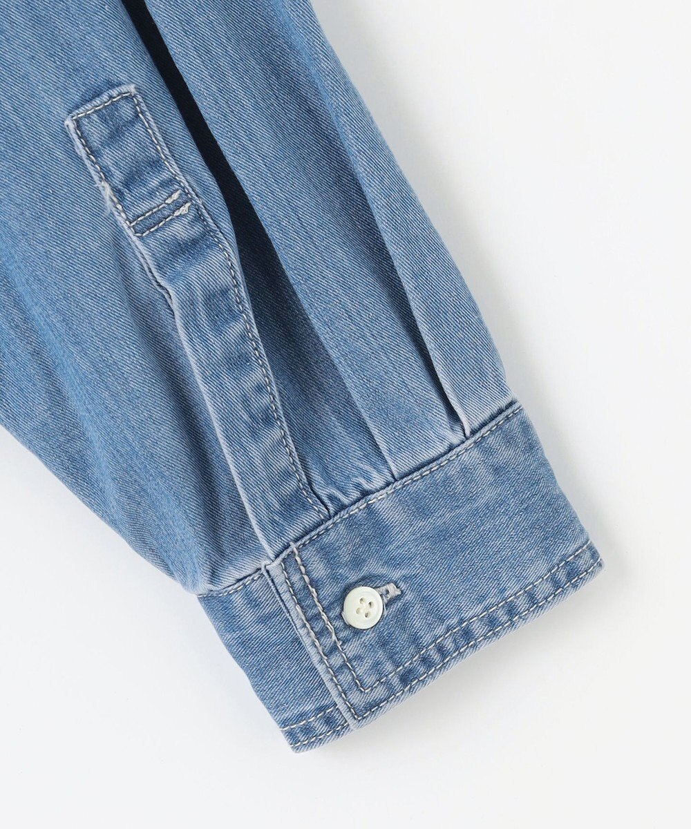 J.PRESS LADIES 【洗える】5ozバージラコンパクト デニムシャツ 