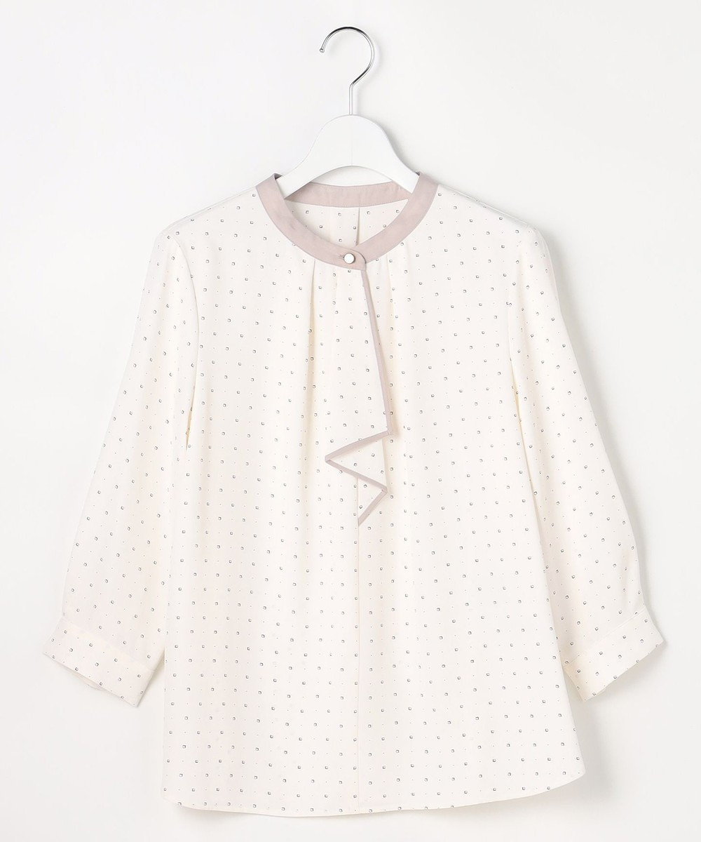 ANY SIS L ボウタイツイル ブラウス 